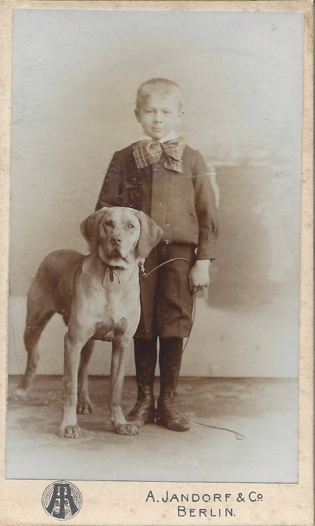 Ridgeback or not? Given the time period -- late 19th-Century Germany -- likely not.